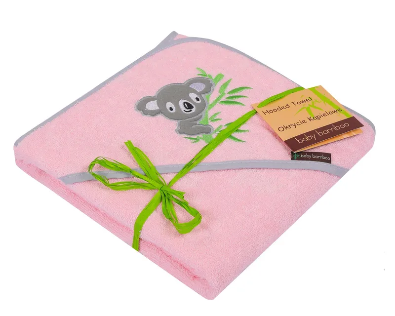 DUET BABY 727 Okrycie Kąpielowe Haft 100x100 BABY BAMBOO
