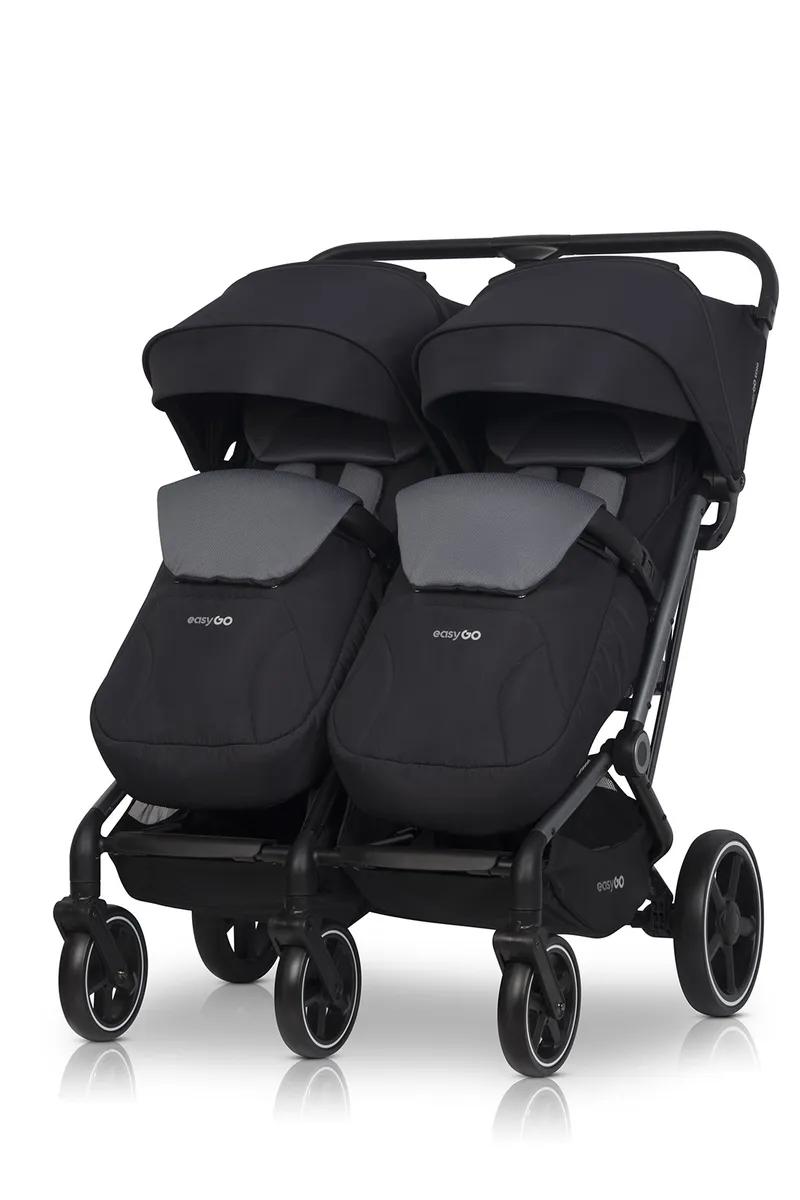 EASY GO Wózek Dziecięcy ECHO EBONY BLACK