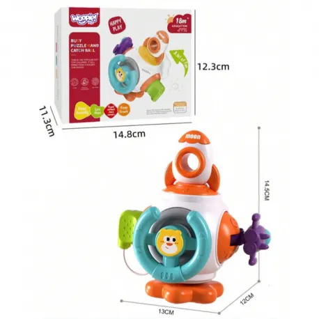 WOOPIE 49997 Piłka Kosmiczna Rakieta 6w1 Montesso