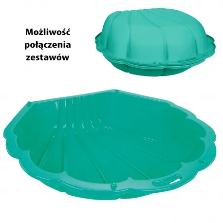 WOOPIE 31491 Piaskownica Muszelka - Zielona
