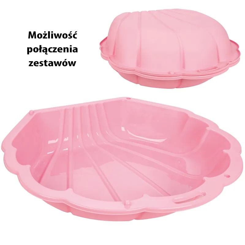 WOOPIE 31460 Piaskownica Muszelka - Różowa