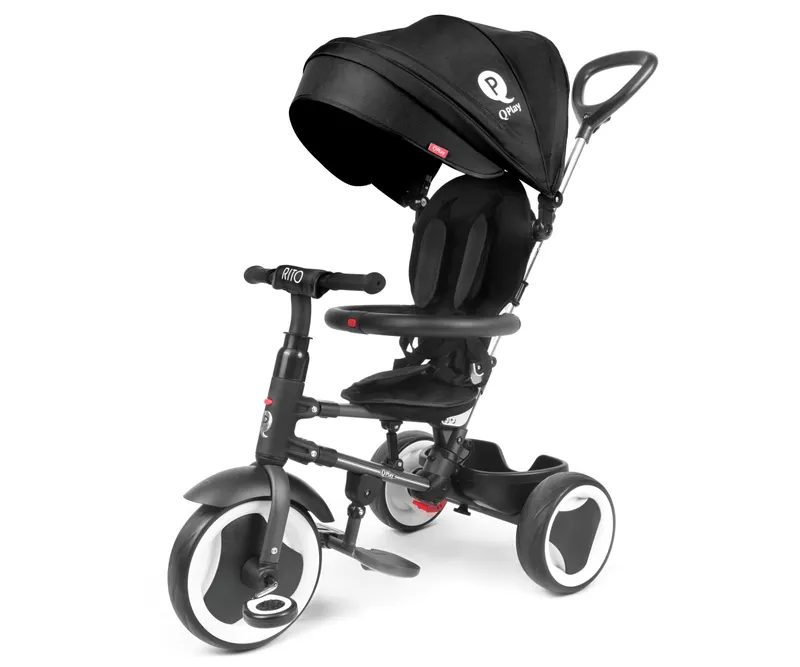 MILLY MALLY 3839 Qplay Rowerek Trójkołowy Rito Black