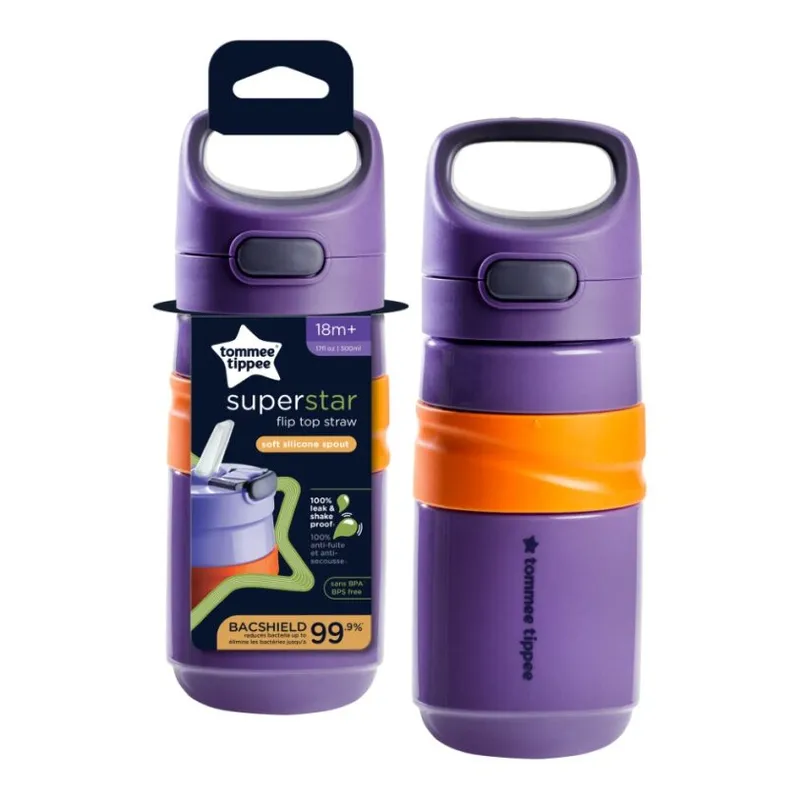 TOMMEE TIPPEE TTP447865 Bidon Sportowy 18M+ Fliptop - Fioletowy