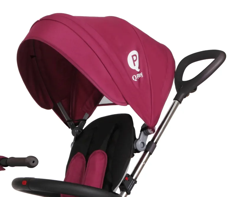 MILLY MALLY 3851 Qplay Rowerek Trójkołowy Rito Rubber Purple