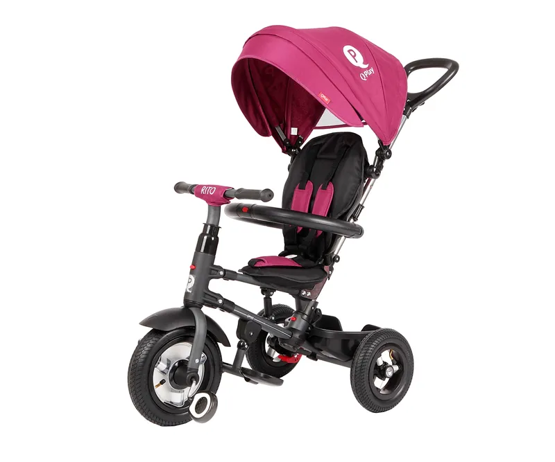 MILLY MALLY 3851 Qplay Rowerek Trójkołowy Rito Rubber Purple