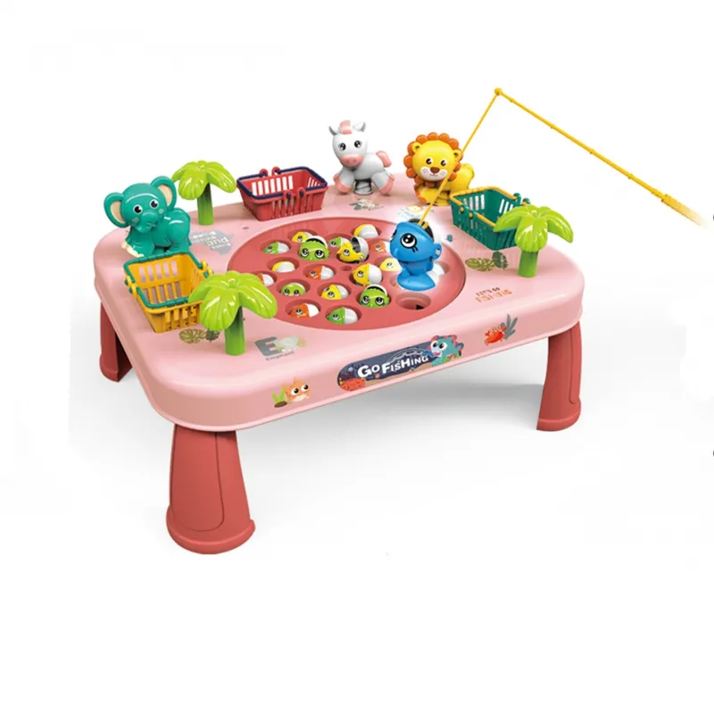 WOOPIE 50766 Łowienie Ryb Interaktywny Stolik - Różowy