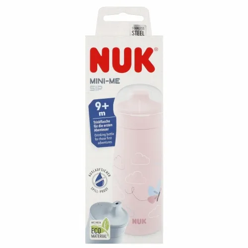 NUK 225323 Kubek 300ml Mini +9M Motyl