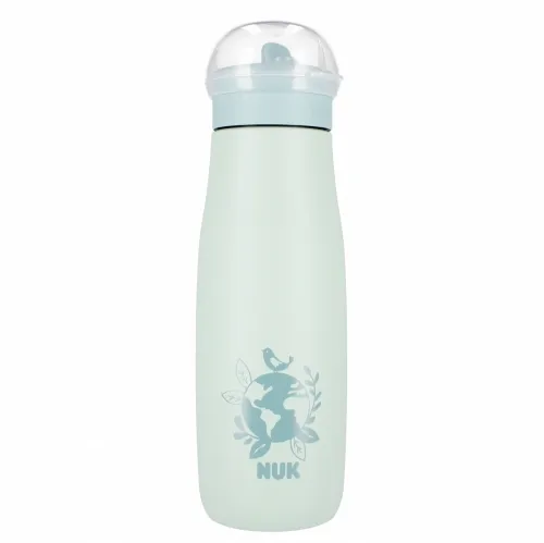 NUK 225328 Kubek Ze Stali Nierdzewnej 500ml Mini +12M Glob