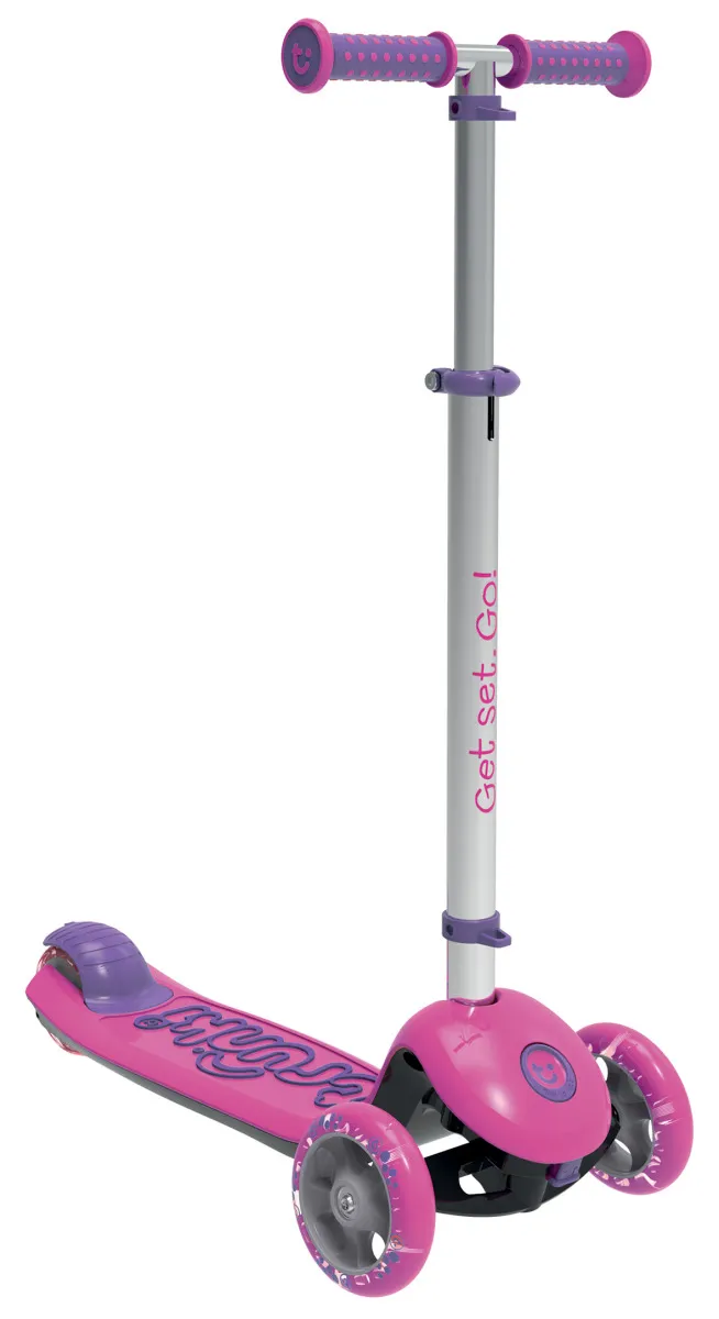 TRUNKI TRU-SCL-EU-ZZ-02 Składana Hulajnoga Trunki - Różowa, Duża