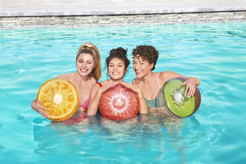 BESTWAY 31042 Piłka Plażowa Truskawka 46cm