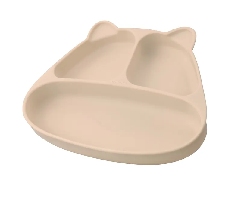 Mombella 01513 Talerzyk Z Przyssawką Panda Light Brown