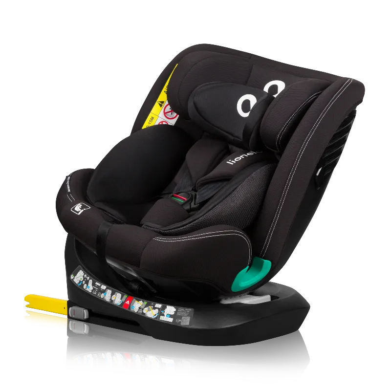 LIONELO Fotelik Samochodowy Bastiaan One I-Size Black Carbon