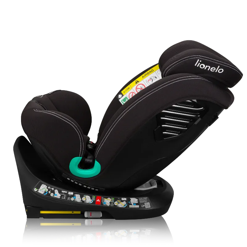LIONELO Fotelik Samochodowy Bastiaan One I-Size Black Carbon