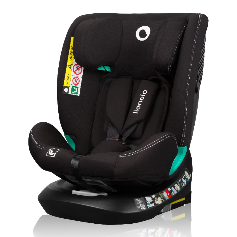 LIONELO Fotelik Samochodowy Bastiaan One I-Size Black Carbon