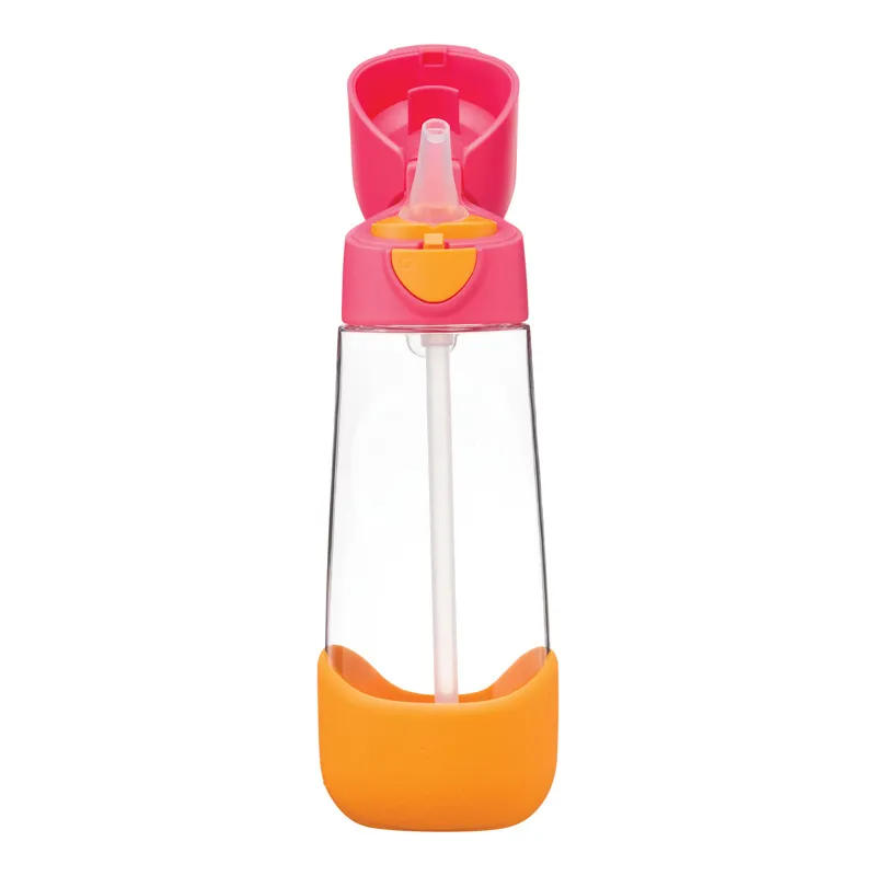 B.BOX BB00221 Butelka Na Wodę Tritanowa Ze Słomką 600 ml Strawberry Shake