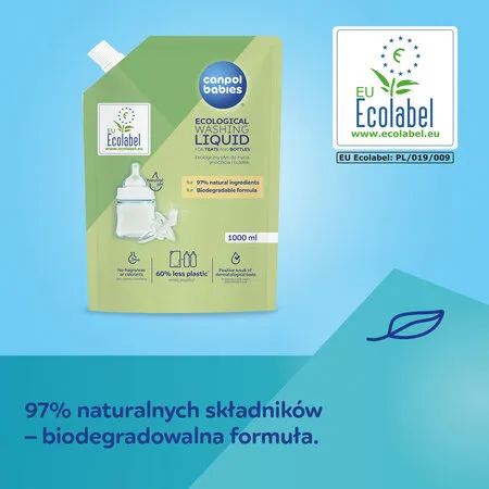 CANPOL 1/501 Opakowanie Uzupełniające Płynu Do Mycia 1000 ml