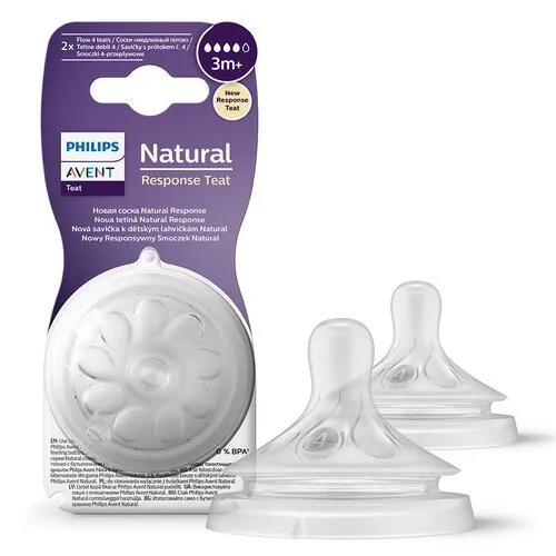 AVENT SCY903/01+ SCY964/02 Zestaw Butelka + Smoczek