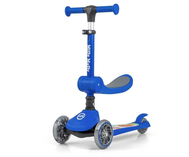 MILLY MALLY 5753 Hulajnoga Scooter FUZZY Blue