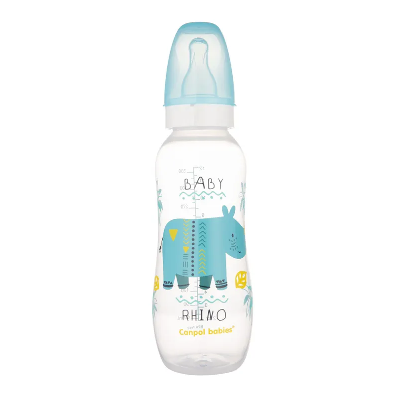 CANPOL 59/205 Butelka Wąska 330 ml PP AFRICA Turkus