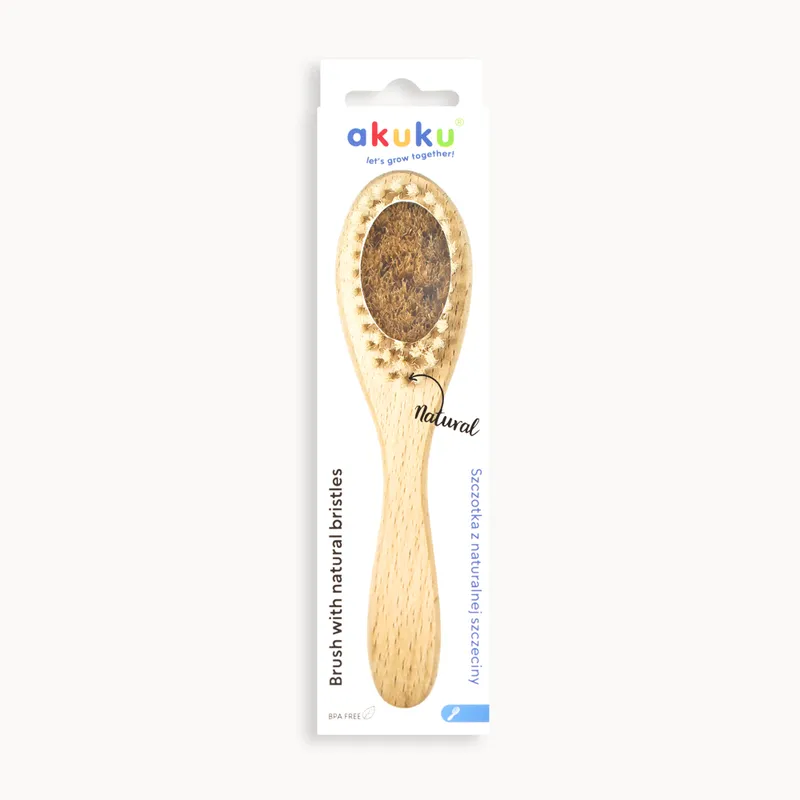 AKUKU A0669 Szczotka Drewniana Natural