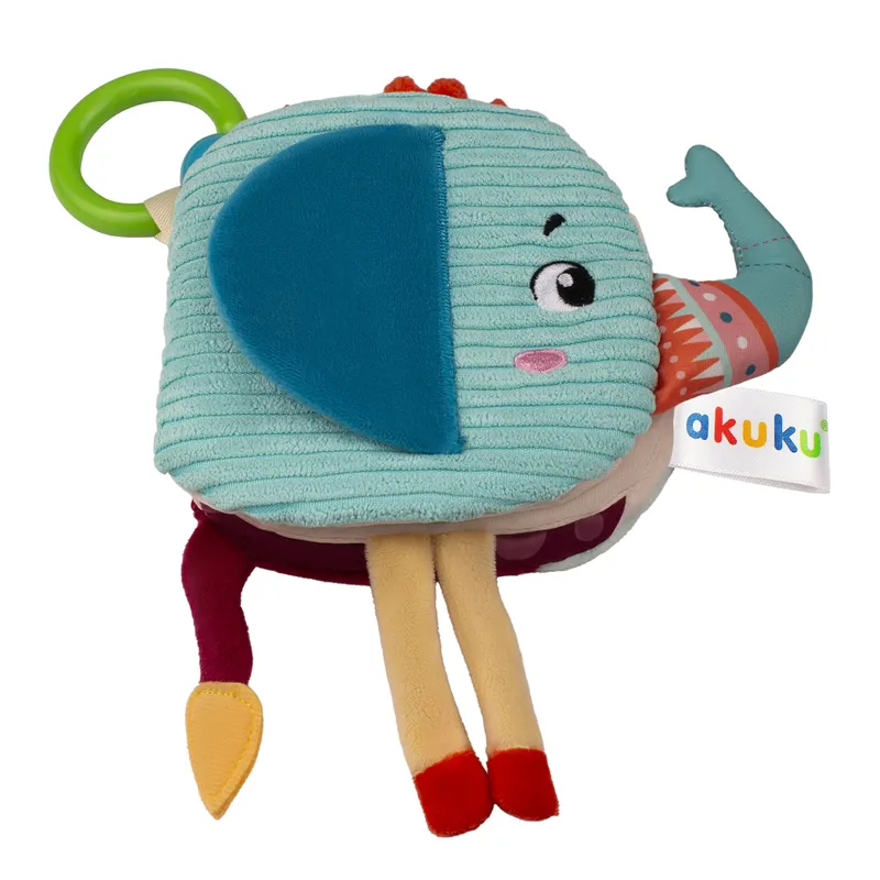 AKUKU A0672 Książeczka Sensoryczna Słonik