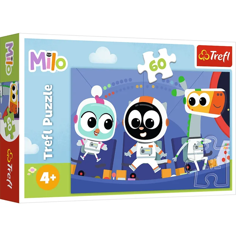 TREFL 17398 Puzzle 60 Czas Poznać Milo