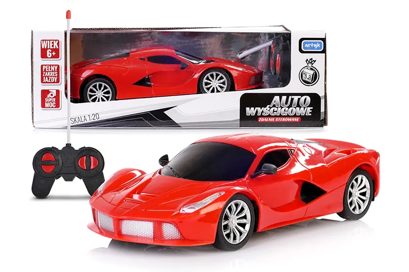 ARTYK 170959 Auto Wyścigowe Zdalnie Sterowane - Czerwone