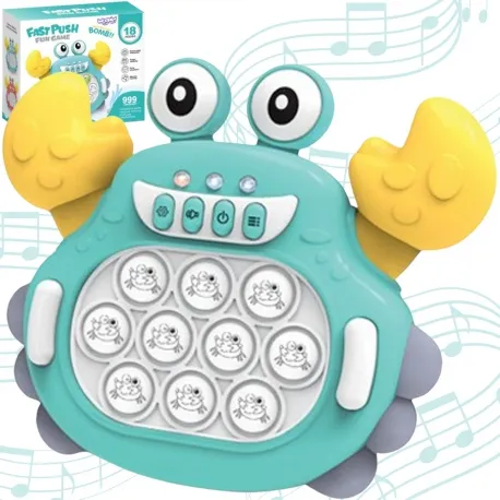 WOOPIE 52265 Gra KRAB POP-It Blue