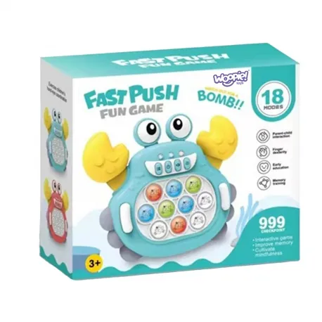 WOOPIE 52265 Gra KRAB POP-It Blue