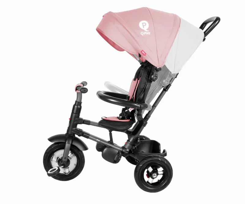 MILLY MALLY 5692 Qplay Rowerek Trójkołowy Rito Rubber Pink
