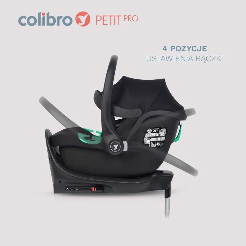 COLIBRO Fotelik Samochodowy PETIT PRO ONYX