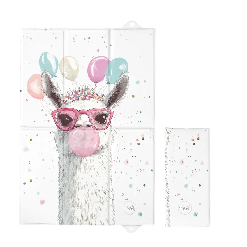 CEBA 305-000-782 Składana Mata Do Przewijania 40x60 Basic Crazy Llama