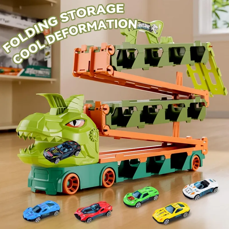 WOOPIE 50414 Ciężarówka Dinozaur Tor Dla Aut