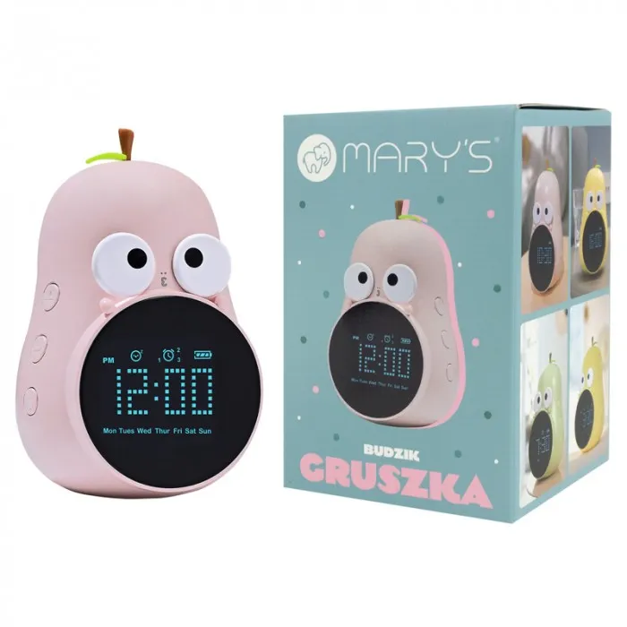 MARY'S MW20778 Budzik Gruszka - Różowa