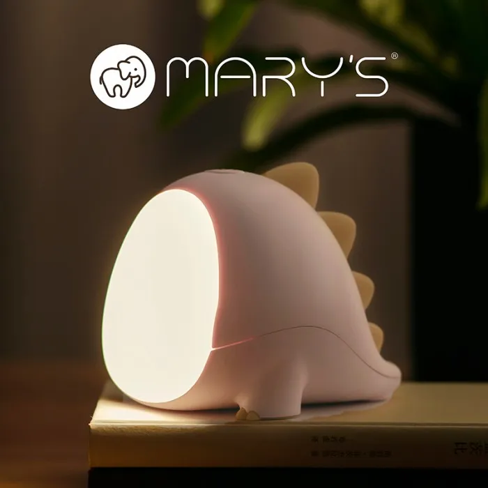 MARY'S MW20533 Lampka Nocna LED Dino - Różowy