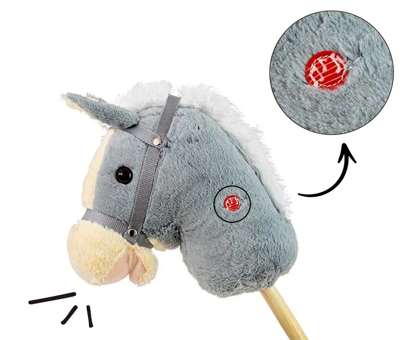 HOBBY 6089 Koń Na Kiju Grey
