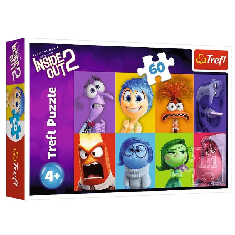 TREFL 17397 Puzzle 60 Poznaj Swoje Emocje / DISNEY