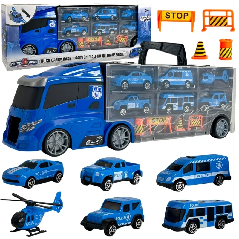 WOOPIE 52777 Ciężarówka Transporter 2w1 - Niebieski