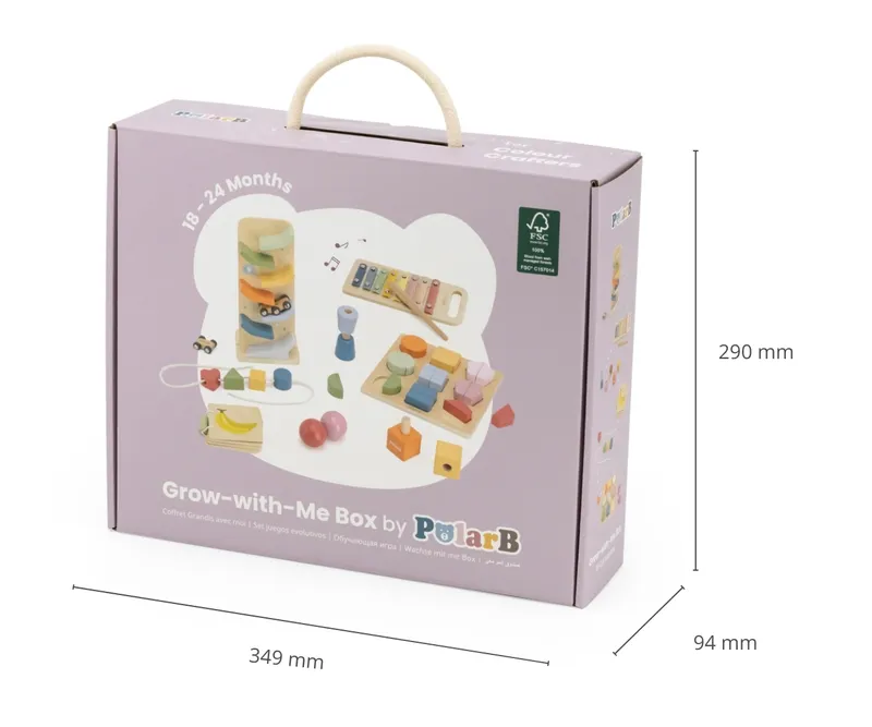 VIGA 44264 Zestaw Zabawek Pudełko Box 18-24M