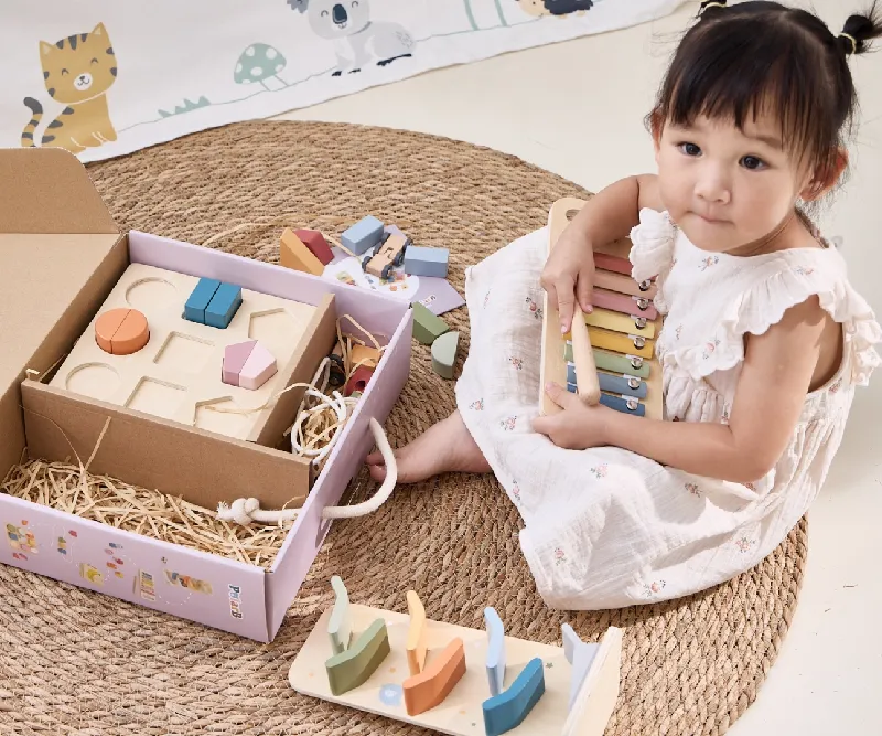 VIGA 44264 Zestaw Zabawek Pudełko Box 18-24M