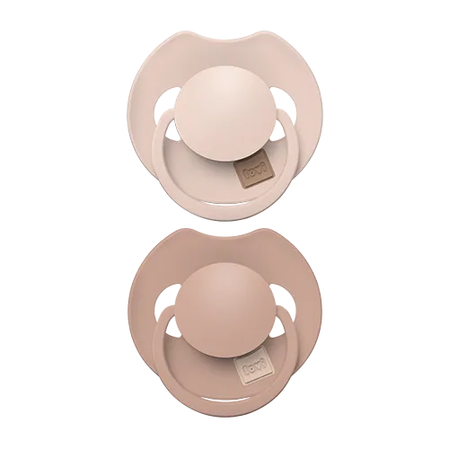LOVI 34/406 Smoczek Silikonowy Dynamiczny Prime 6-18M 2 szt Nude/Blush