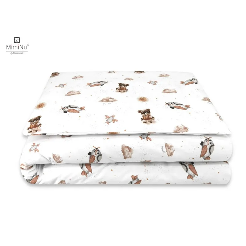 KIECZMERSKI Pościel C-2 100x135 cm MIMINU DESIGN Misie Beż Bawełna 100%