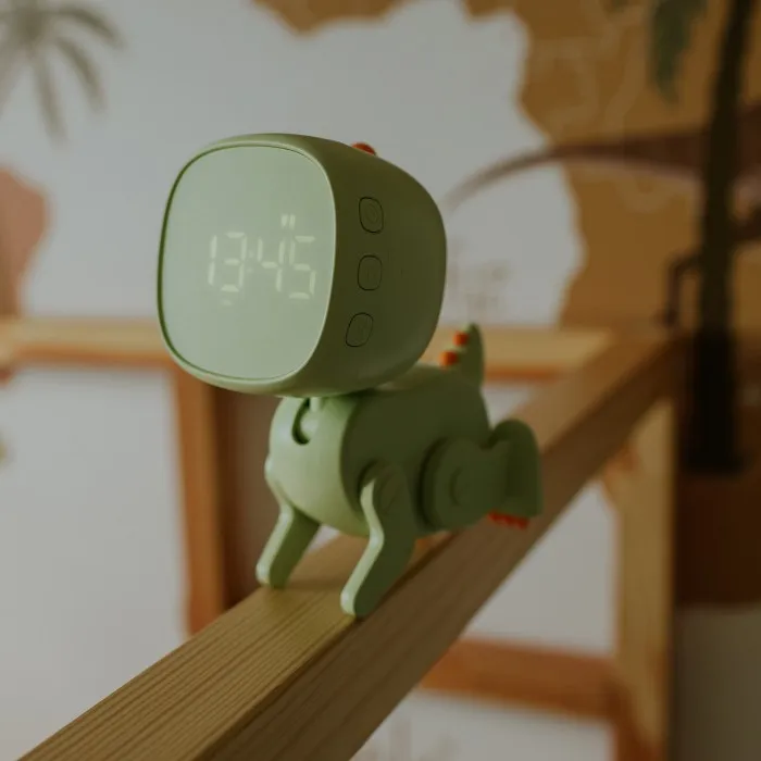MARY'S MW61057 Budzik Robo Dino - Różowy
