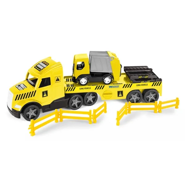 WADER 36441 Magic Truck Technik Laweta Ze Śmieciarką