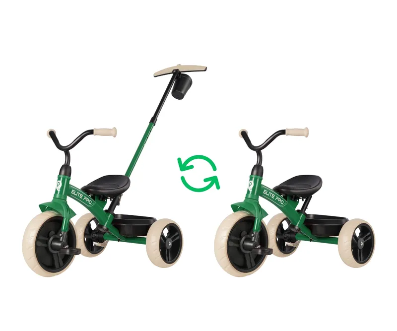 MILLY MALLY Qplay Rowerek Trójkołowy Elite Pro Green