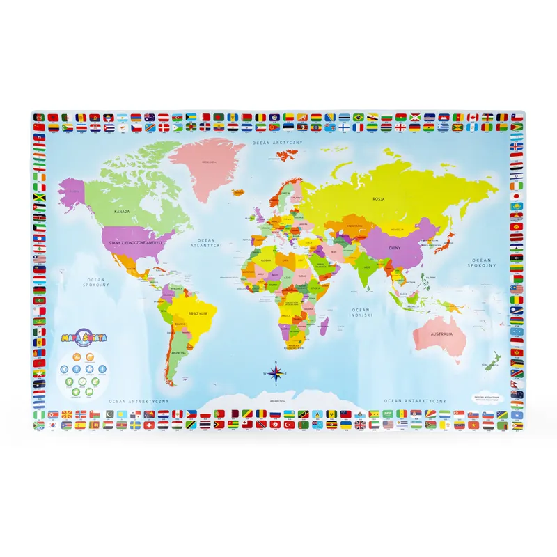DUMEL DG 64240 Interaktywna Mapa Świata