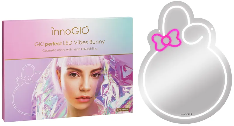 INNOGIO GIO-759BN Lusterko Kosmetyczne Z Neonowym Podświetleniem LED
