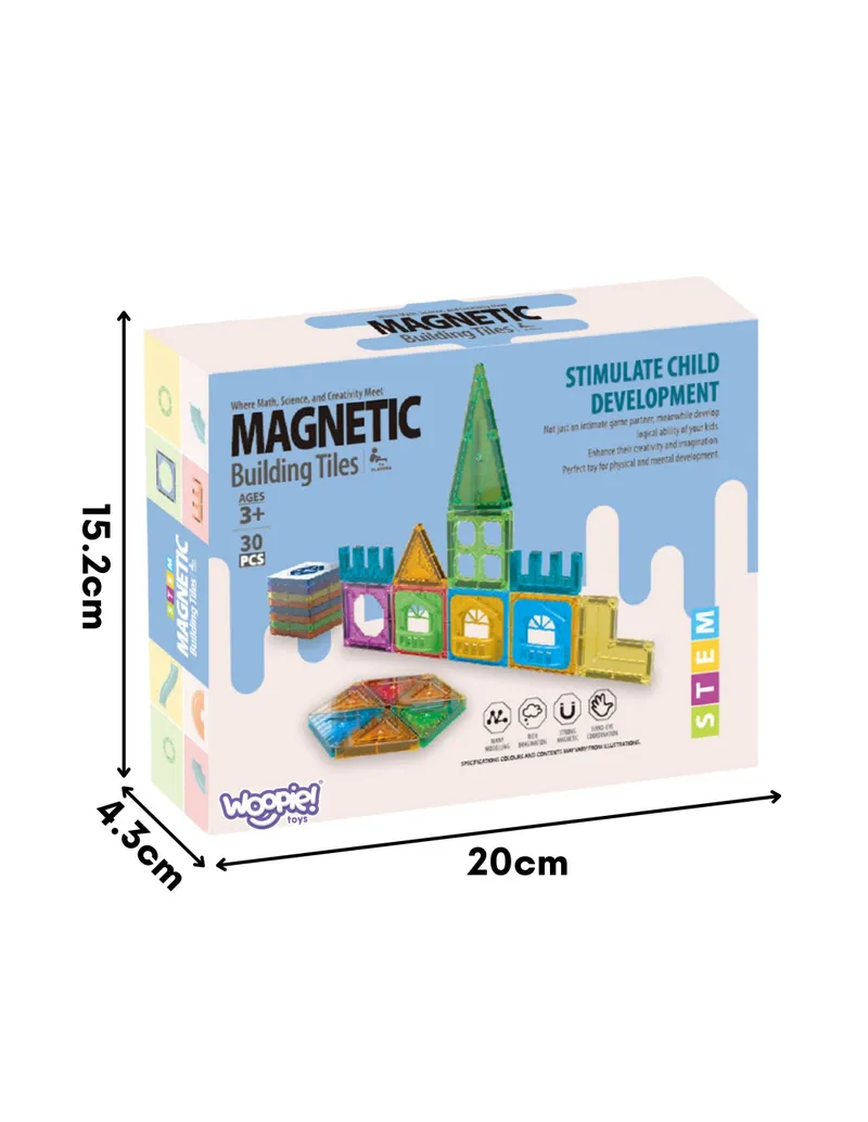 WOOPIE 54962 Klocki Magnetyczne 30 el