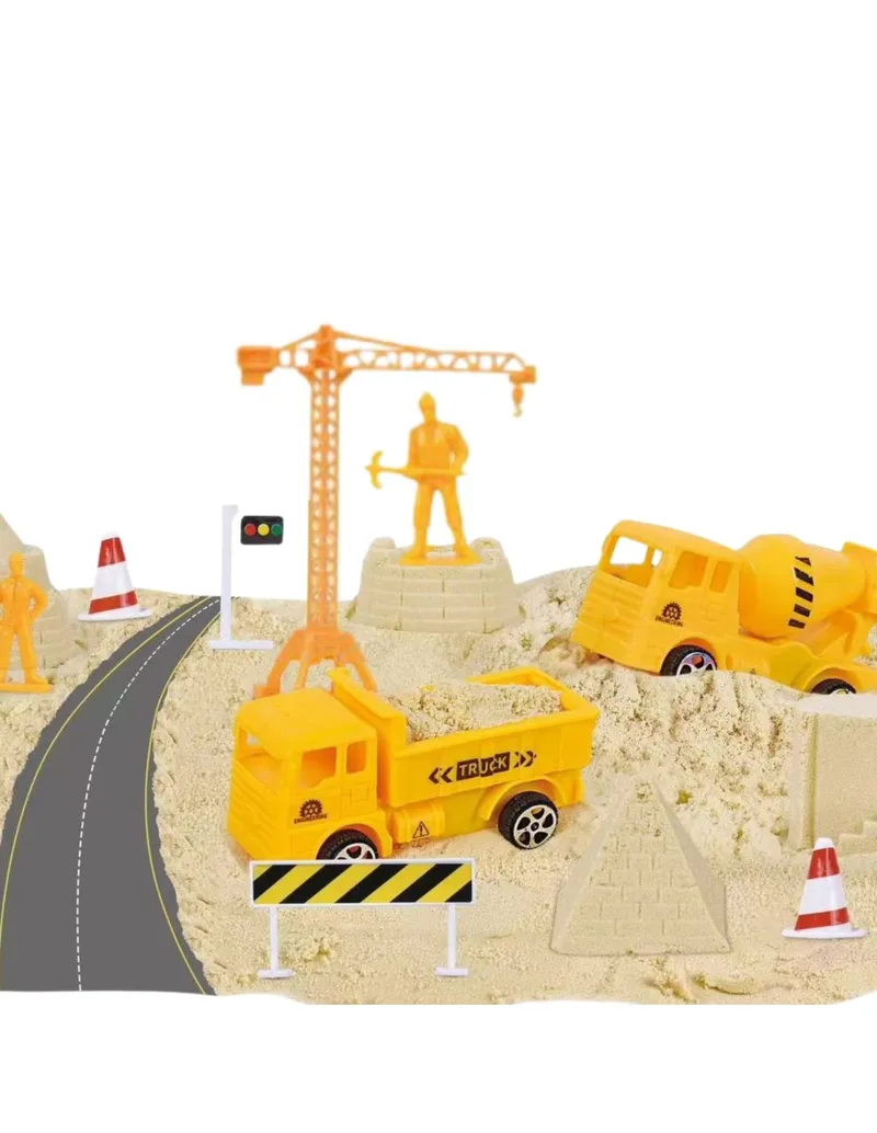 WOOPIE 58762 Magnetyczny Piasek Kinetyczny Plac Budowy