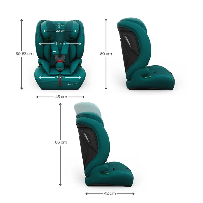 KINDERKRAFT Fotelik Samochodowy COMFORT UP 2 PLUS I-Size Green